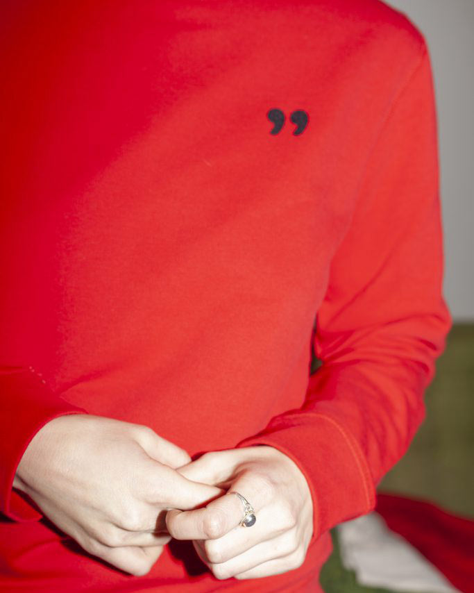 Korbinian Klassik Sweater Rot